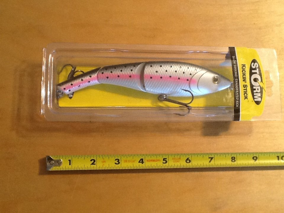 Leurre Storm Kickin Stick 6 Pouces 42g – Fire Tiger, Neuf, Hochet Fort, Lent