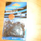 50 SIZE 7 SOUTH BEND BLACK INTERLOCK SNAP SWIVELS