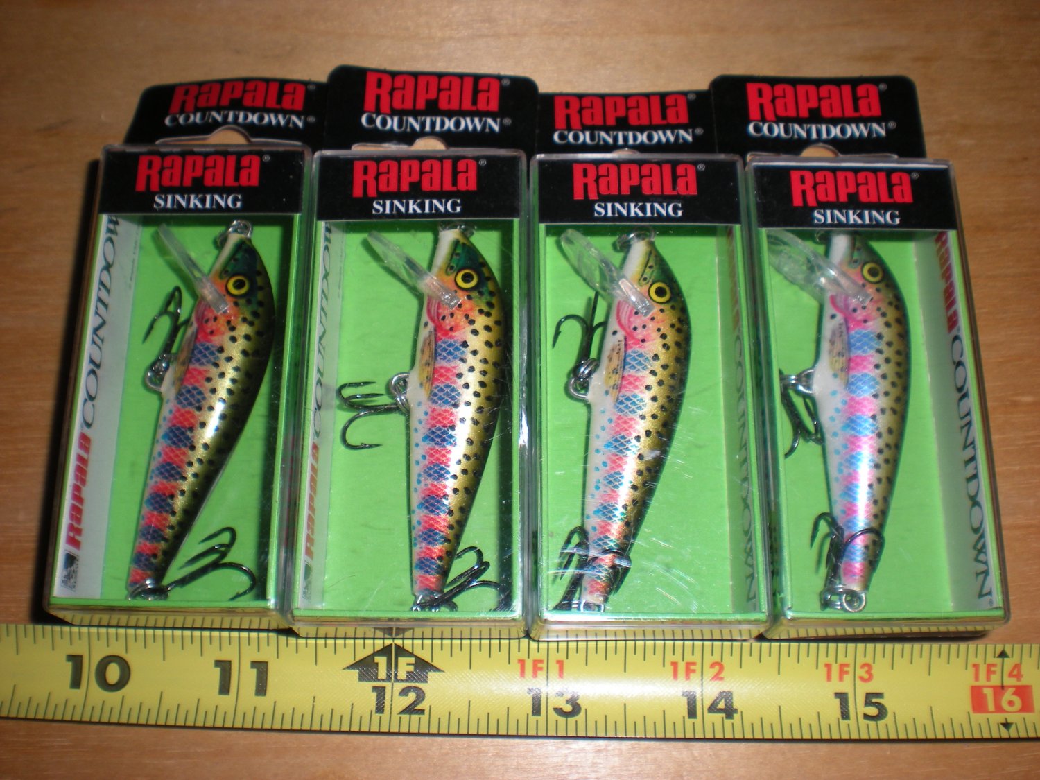 10 Worden Roostertail Trout Spinner Lures, Rooster Tail Lure  Assortment,bass,pike
