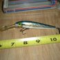 Rebel Floating Minnow,3,5" Deep Run Minnow lure, D-1003, Blue-Silver, NOS