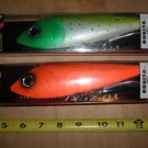 (2) Yo-Zuri Bonita 170mm, 6 3/4" Tuna,Wahoo Trolling Lures Orange/black & Dorado