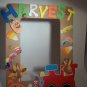 Tan-Thanksgiving Harvest Frame-Cute Crafty Hand Painted Picture Frame for Kids (5 in x 7 in)