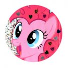 Badge or Magnet: Pinkie Pie with confetti hair (YOU CHOOSE)