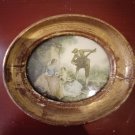Antique small framed  print
