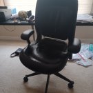 Vintage leather herman miller office chair