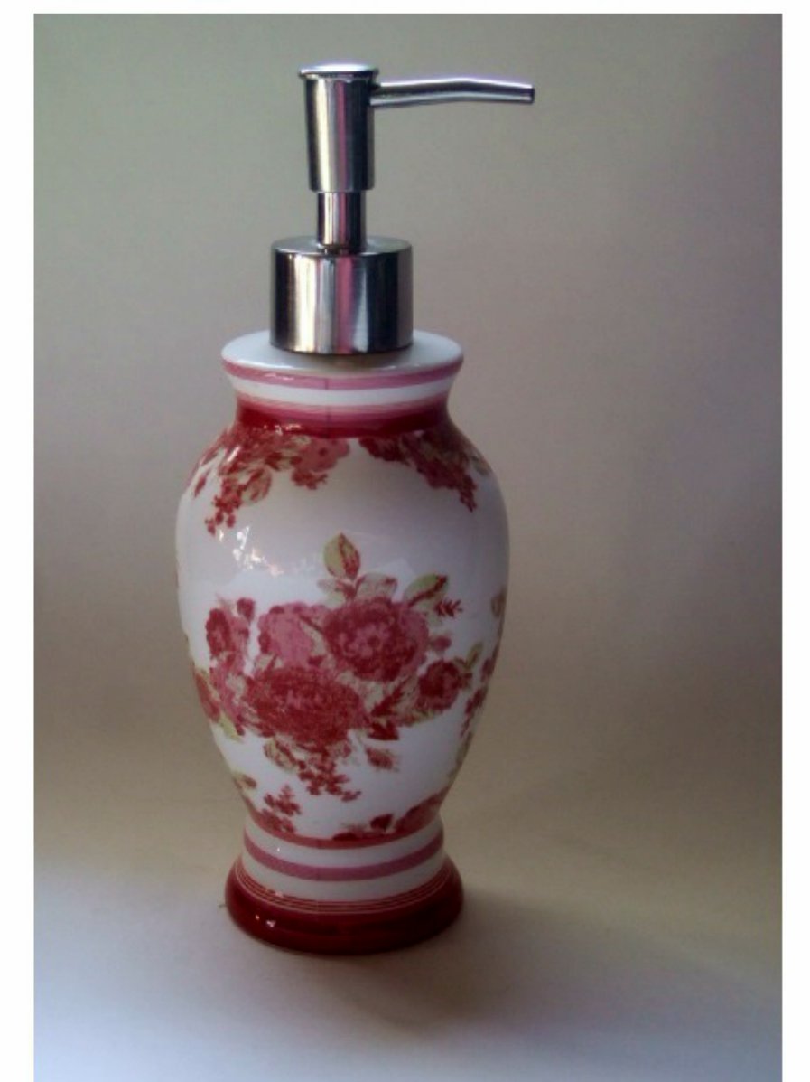 Roses Lotion Pump Soap Dispenser