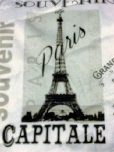 French Themed Paris Curtains Set Window Treatment