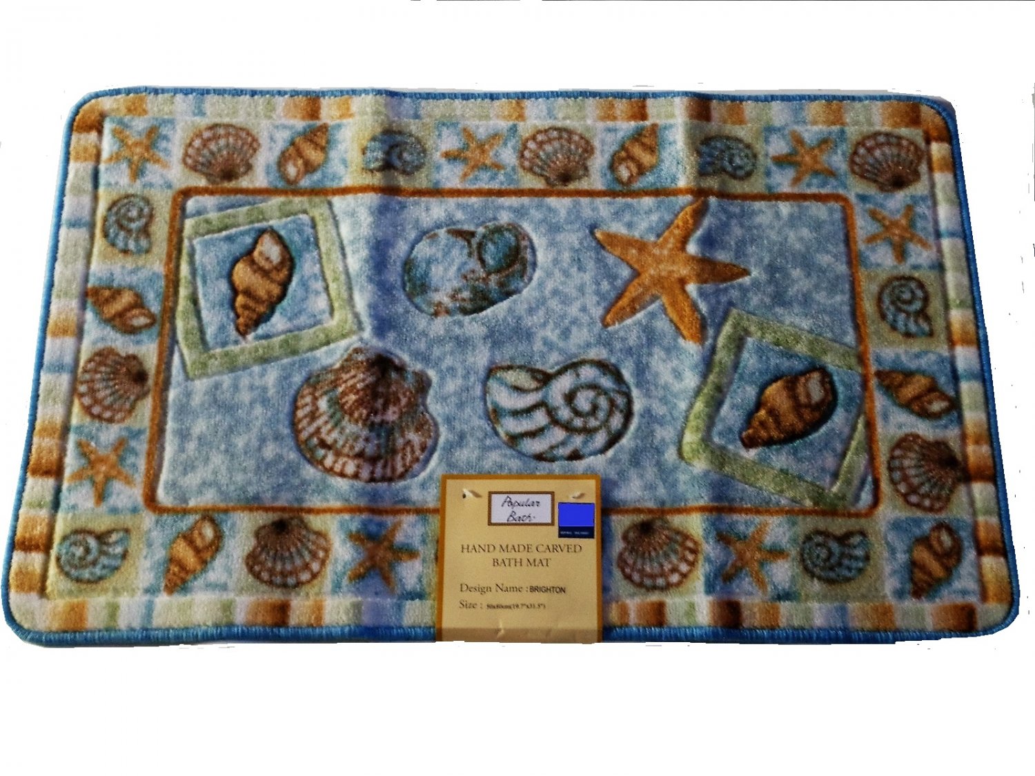 Popular Bath Seashells Starfish Bath Mat