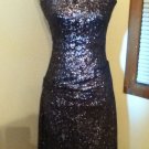 NEW Amy Matto Stella Charcoal Grey Cocktail Dress (size S) - MSRP $342.00!