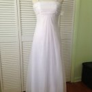NEW C.W. Designs White Junior Dress Beautiful (Size S) - MSRP $295.00!