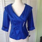 NEW Collection By Lourea Blue Shirt/Jacket (Size Petite Small) - MSRP $168.00!