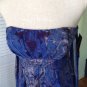 NEW NICOLE MILLER Blue/Purple Strapless Party Cocktail Dress (Size 6) MSRP $365
