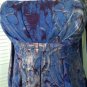 NEW NICOLE MILLER Blue/Purple Strapless Party Cocktail Dress (Size 6) MSRP $365
