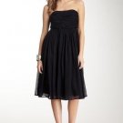 NEW See By Chloe Strapless Pleated Black Dress (Size 6) - MSRP $595.00!