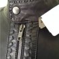 NEW Authentic ROBERTO CAVALLI Men's Whipstitch Black Leather Jacket-MSRP $1,950
