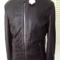 NEW Authentic ROBERTO CAVALLI Men's Whipstitch Black Leather Jacket-MSRP $1,950
