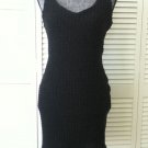 NEW Authentic Amy Matto Gray Waffle Sweater Knit Tank Style Dress (Size S)