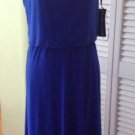 NEW Authentic FRANK LYMAN Design Royal Blue Long Knit Dress (Size 8 & 12)