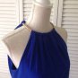 NEW Authentic FRANK LYMAN Design Royal Blue Long Knit Dress (Size 8 & 12)
