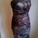 NEW Alberto Makali Brown Marbled Crackle Strapless Dress (size 10) - MSRP $329!