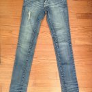 NEW BLANK-NYC Woman's Stone Distressed Washed Jeans (Size 4) - Straight Low Rise