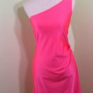NEW Amy Matto One Shoulder Hot Pink/Coral Dress (Size Xsmall)