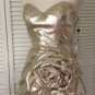 NEW JOVANI/BEYOND Gold Strapless Sequin Mini Dress - MSRP $298.00!