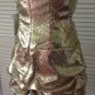 NEW JOVANI/BEYOND Gold Strapless Sequin Mini Dress - MSRP $298.00!