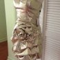 NEW JOVANI/BEYOND Gold Strapless Sequin Mini Dress - MSRP $298.00!