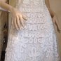 NEW SUE WONG Short Applique Dress in White (Size 10)
