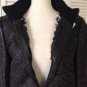 NEW Authentic ALICE + OLIVIA Black Jaqueline Faux Fur Lined Jacket (Size XS)