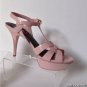 NEW SAINT LAURENT Tribute Patent Leather Sandals in Pale Rose (Size 39)