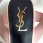 NEW SAINT LAURENT Tribute Patent Leather Sandals in Pale Rose (Size 39)