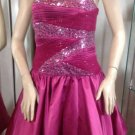 NEW C. W. DESIGN Short Pink Sequined Special Occassion/Party Dress (Size L)