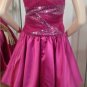 NEW C. W. DESIGN Short Pink Sequined Special Occassion/Party Dress (Size L)