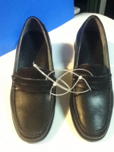 NEW Authentic SEBAGO HALIFAX BLACK LEATHER LOAFERS - Size 6 M