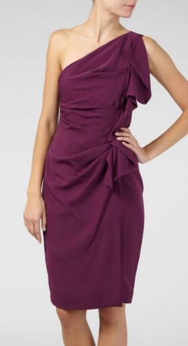Robert Rodriquez Black Label Isabella One-Shoulder Ruffle Dress - MSRP $495.00!