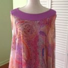 NEW Lundstrum Collection Multi Gorgeous Poncho Top (Size M) - MSRP $218.00!