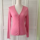 NEW Eileen Fisher Stretchy Knit Button Cardigan In Pink (Size Small)