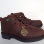 NEW Mens Kickers Brown Nubuck Leather Lug Sole Ankle Boots (Size 9.5)-MSRP $189