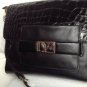 NEW Authentic DIANE VON FURSTENBERG Black Leather Crossbody Handbag - MSRP $595