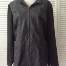 NEW AVON PRODUCTS Waxed Emerald Green Leather Jacket w/Stretch Insets (Size 2x)