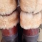 NEW Authentic UGG AUSTRALIA Lilyan Mahogany Leather Waterproof Boots (Size 7)