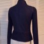 NEW Authentic VINCE Colorblock Asymmetrical Leather Scuba Jacket, Coastal/Black