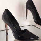 NEW Authentic ALICE + OLIVIA Dina Black Patent Leather Pumps - MSRP $295.00!