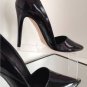 NEW Authentic ALICE + OLIVIA Dina Black Patent Leather Pumps - MSRP $295.00!