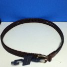 NEW Tommy Hilfiger Reversible Black/Brown Leather Belt - Silver Buckle (Size 36)
