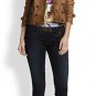 NEW Authentic RALPH LAUREN Blue Label Distressed Leather Redrock Jacket Sm $1298