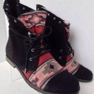 NEW THE SAK  Woman's Jada Bootie, Black Tribal (Size 7 M)