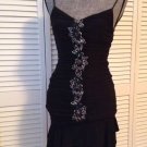 NEW Ariella Ruched Midnite Black Dress (size M) - MSRP $99.00!